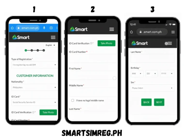 fill in the type of registration