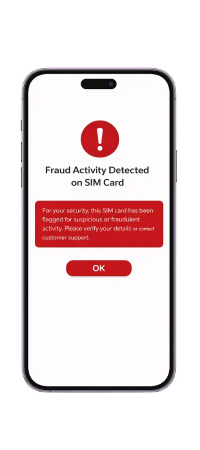 Fraud Activity on SIM Card