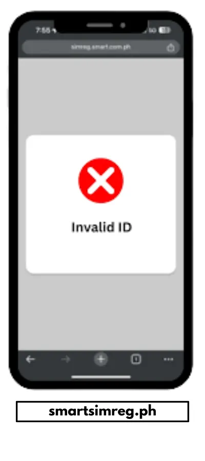 Invalid ID