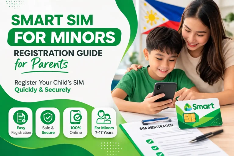 register smart sim for minors in philippines