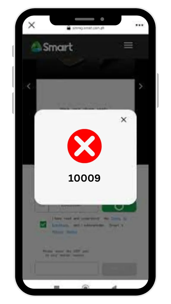 Error Code 10009