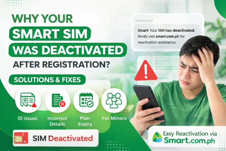 Smart SIM Was Deactivated After Registration