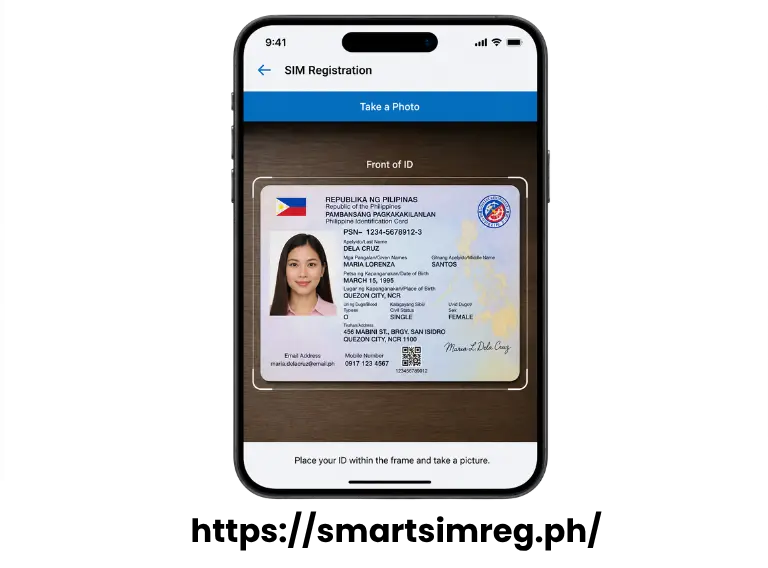 Upload a photo of your accepted ID