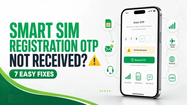 Smart SIM Registration OTP Not Received